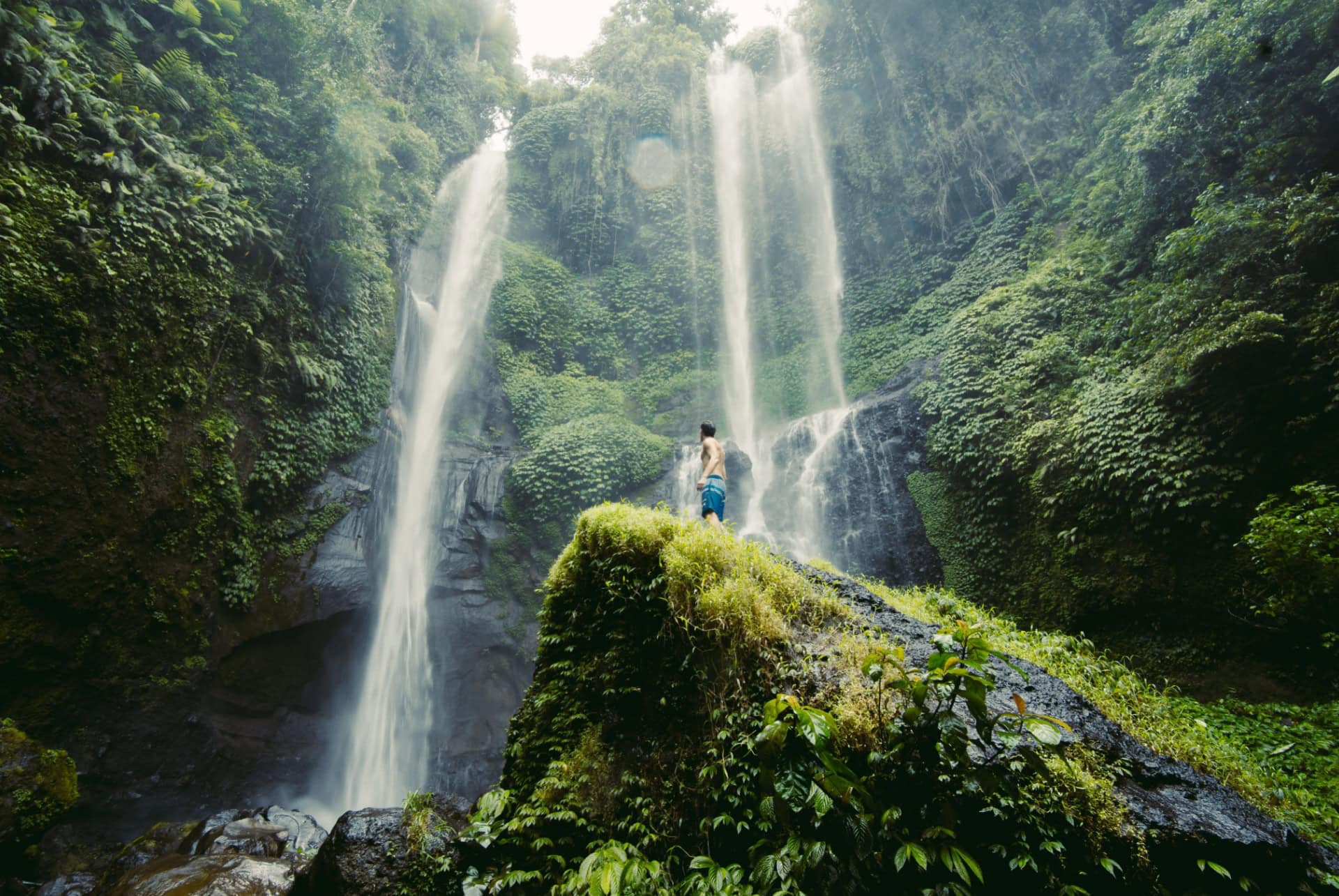 La cascade de Sekumpul