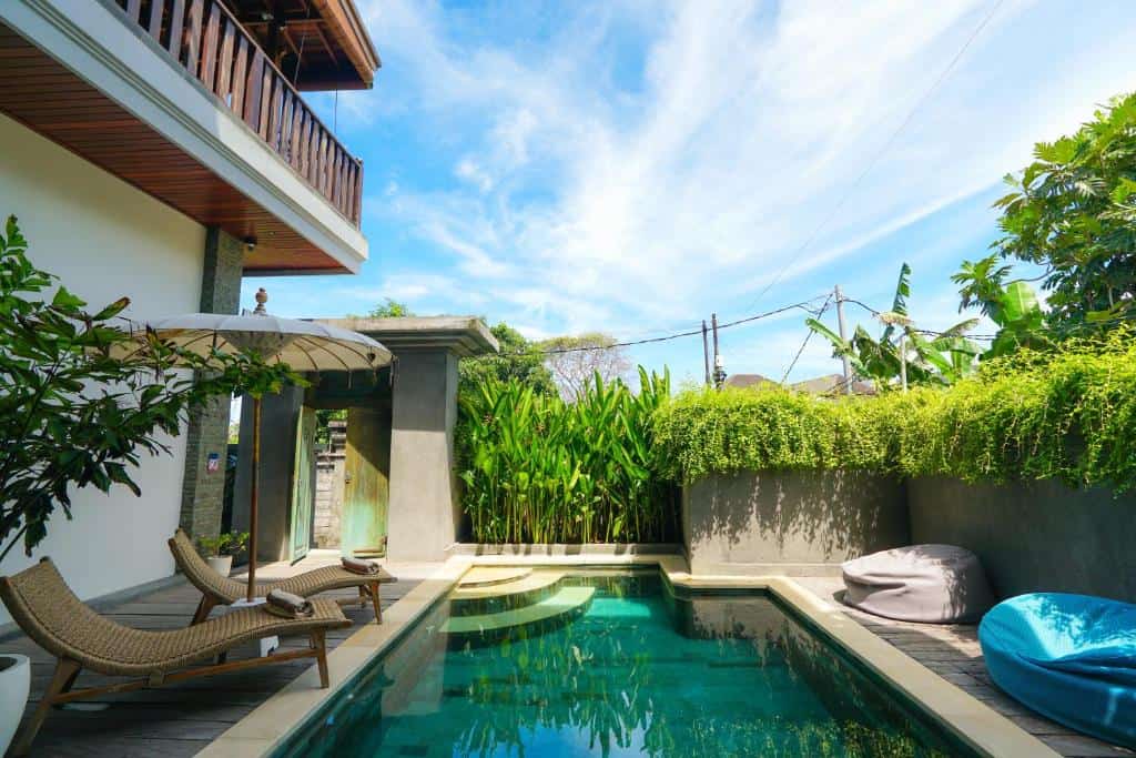 tropical beach house bali