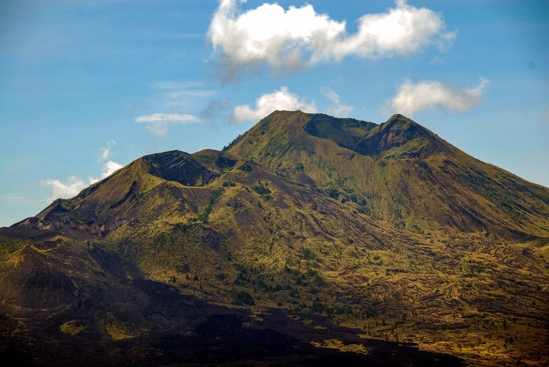 mont agung volcan