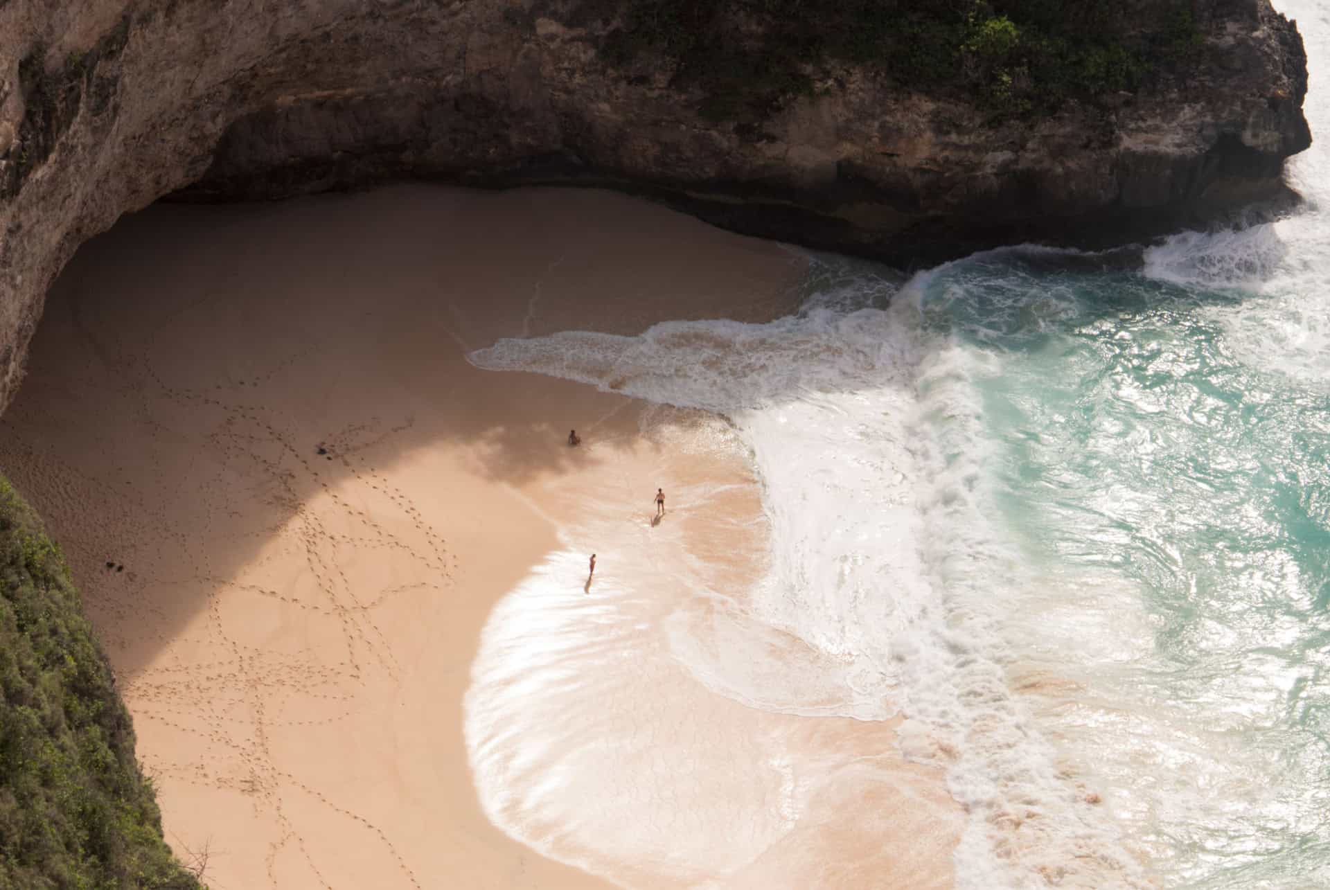 kelingking beach plage