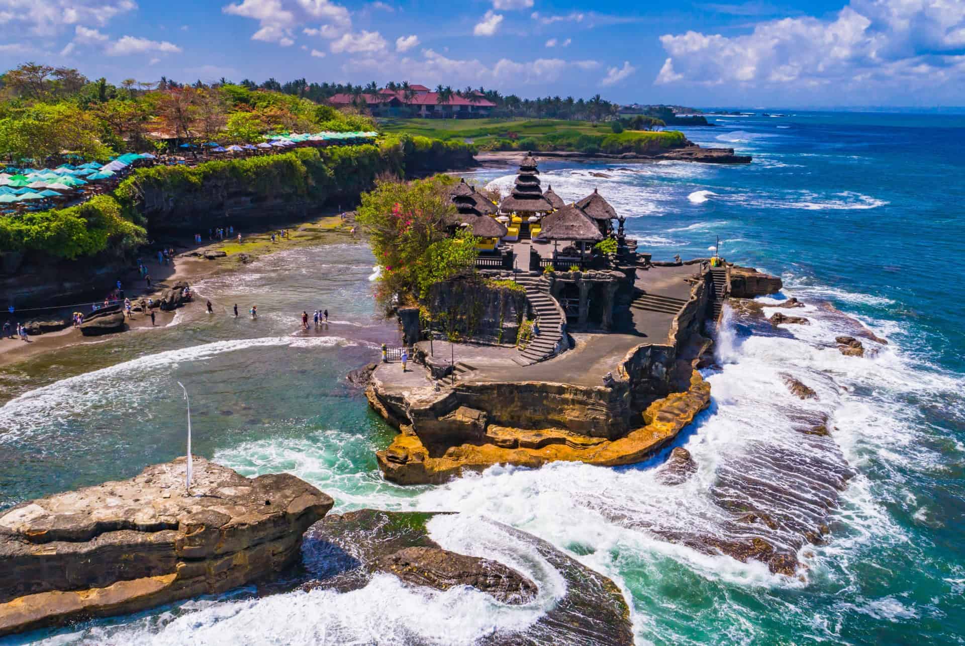 tanah lot vue aerienne
