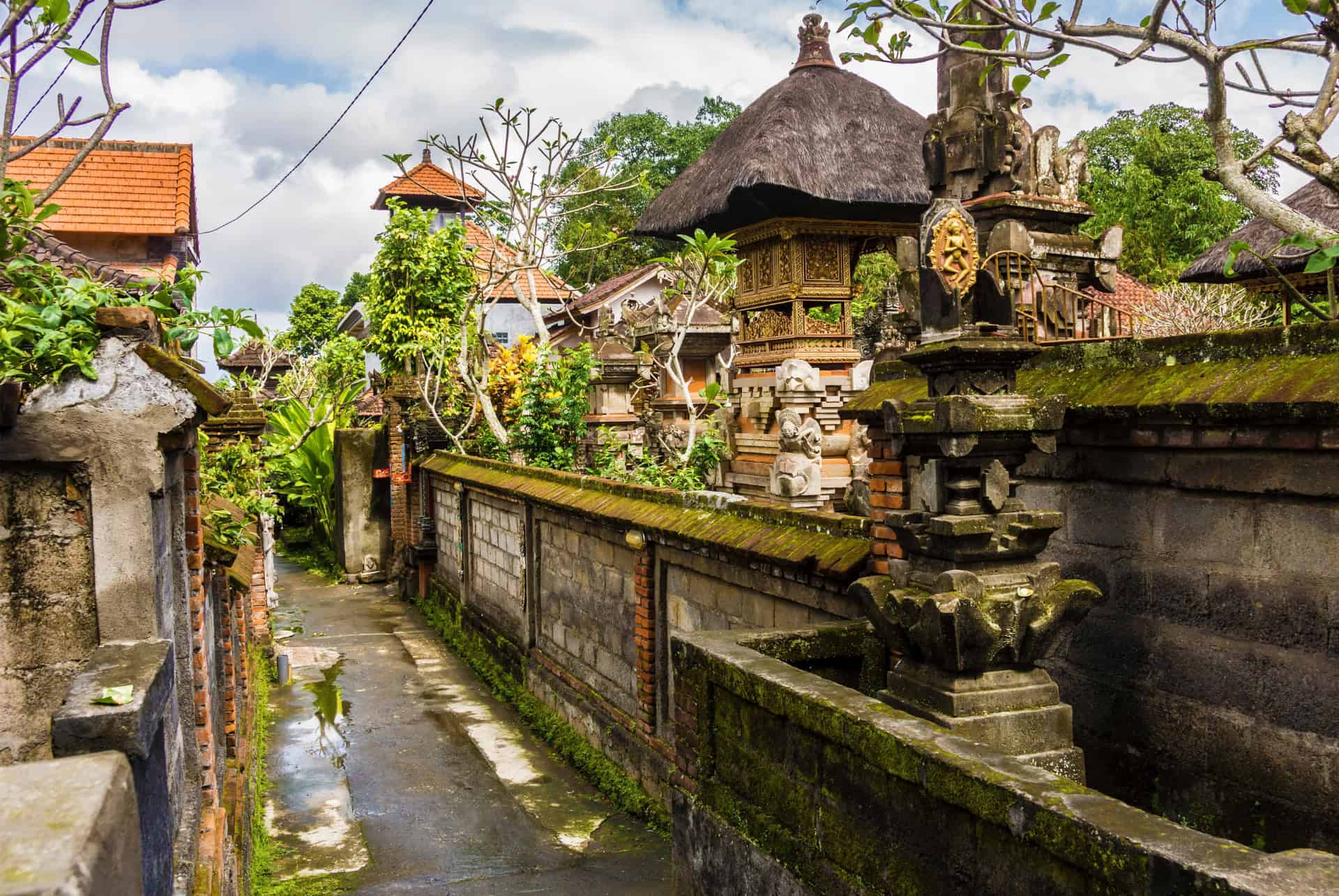 rue etroite de ubud