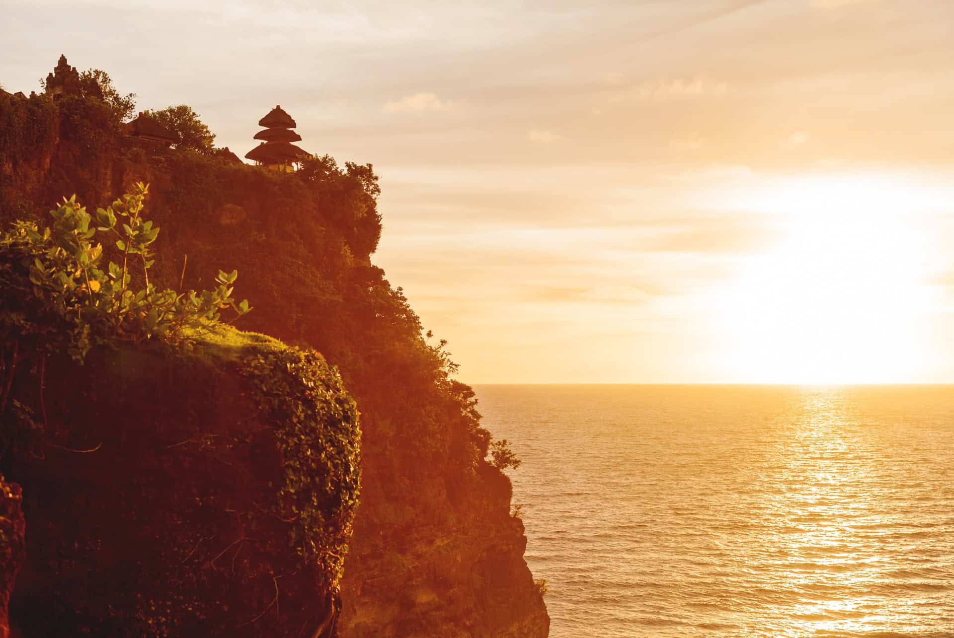 coucher de soleil Pura Luhur Uluwatu