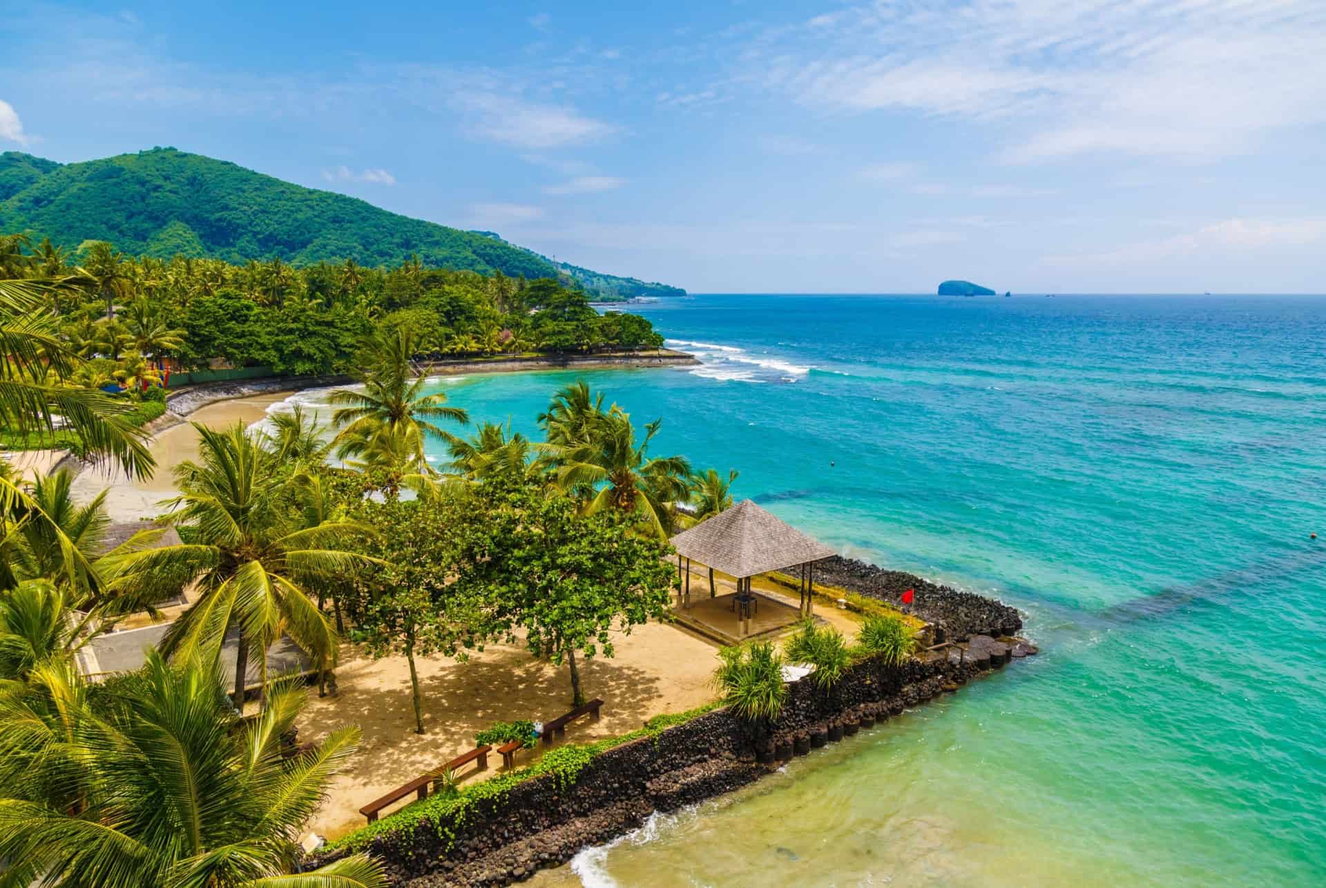 candidasa vue aerienne candidasa vue aerienne